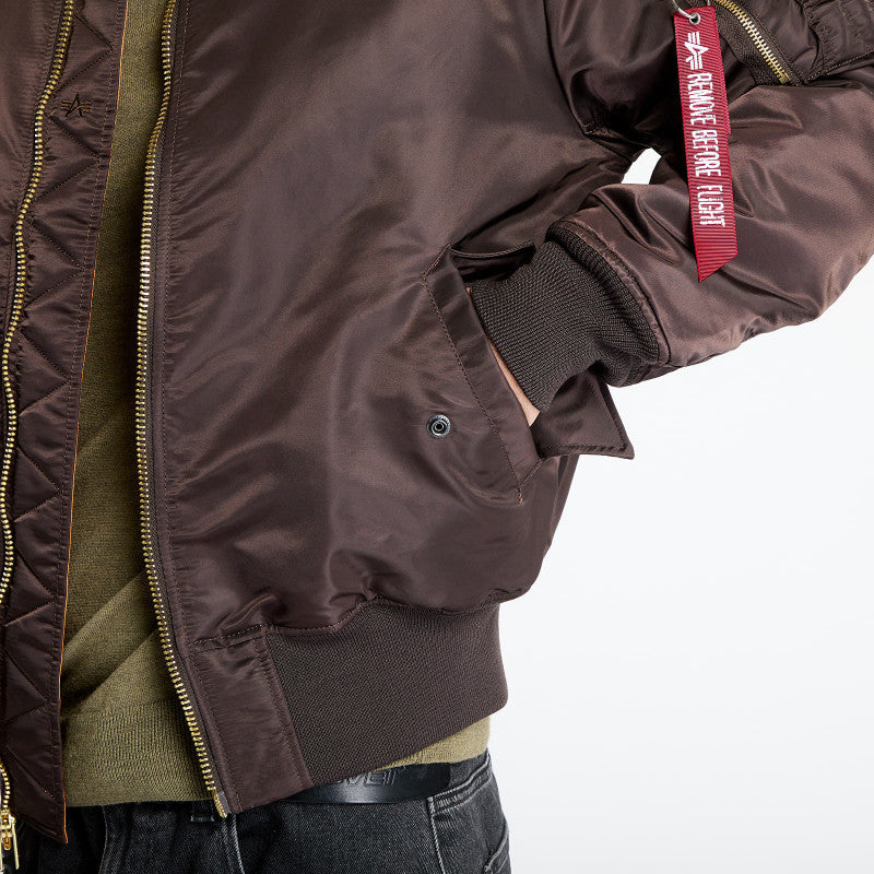 Alpha Industries Inc. MA-1 Heritage Hunter Brown