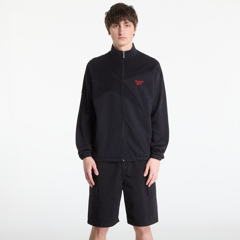 Reebok Street Sport Vector Fleece Track Jacket Black