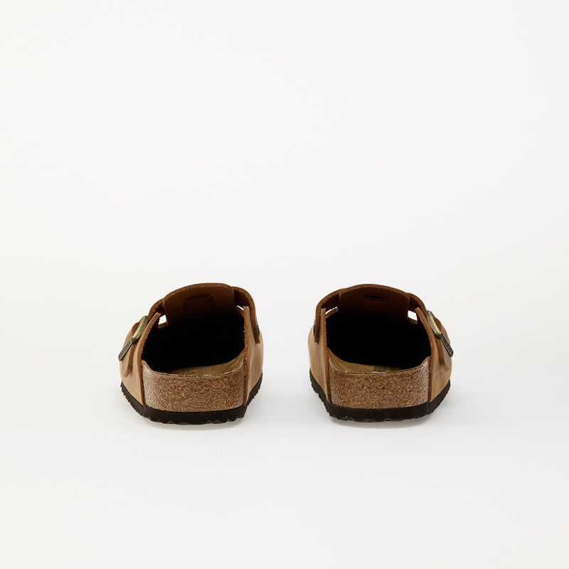 Birkenstock Boston Natural Leather Oiled Cognac