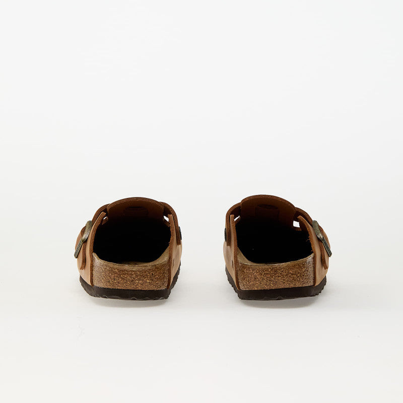 Birkenstock Boston Natural Leather Oiled Cognac