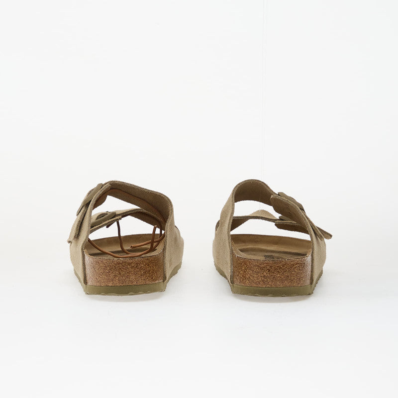 Birkenstock Arizona Suede Leather Faded Khaki