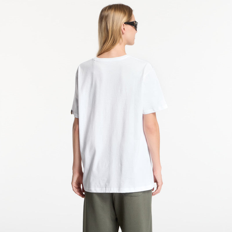 Alpha Industries Basic T-Shirt Contrast Stitch White