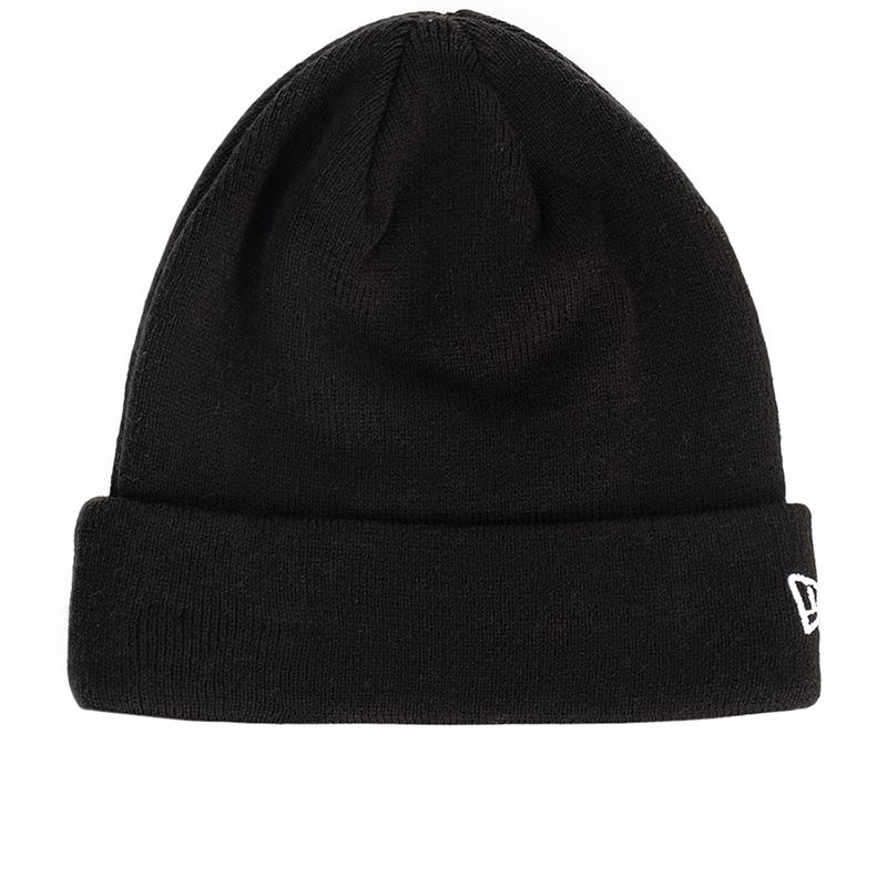New Era Essential Black Cuff Beanie