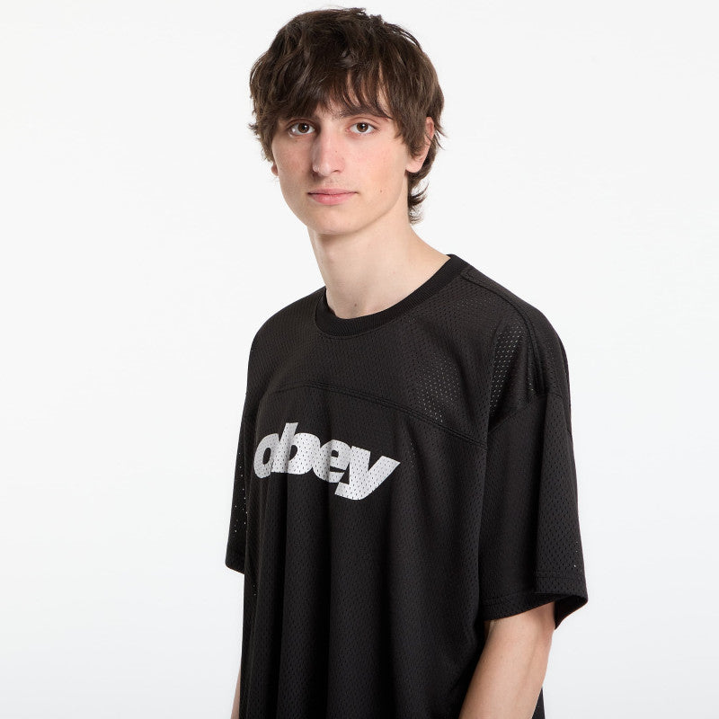 OBEY Practice Jersey Ss Black