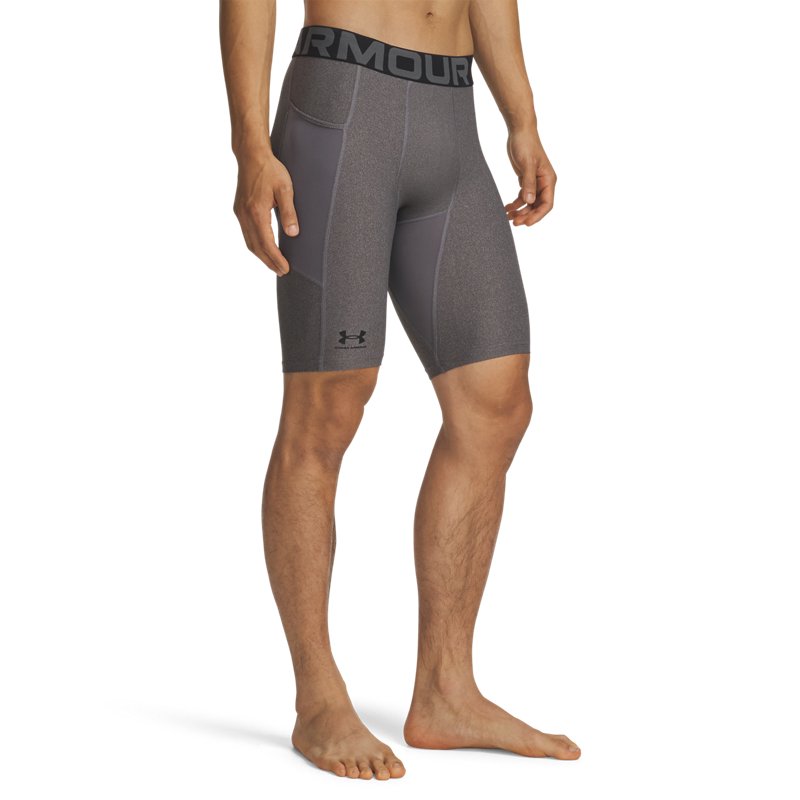 Under Armour Hg Armour Long Shorts Carbon Heather/ Black