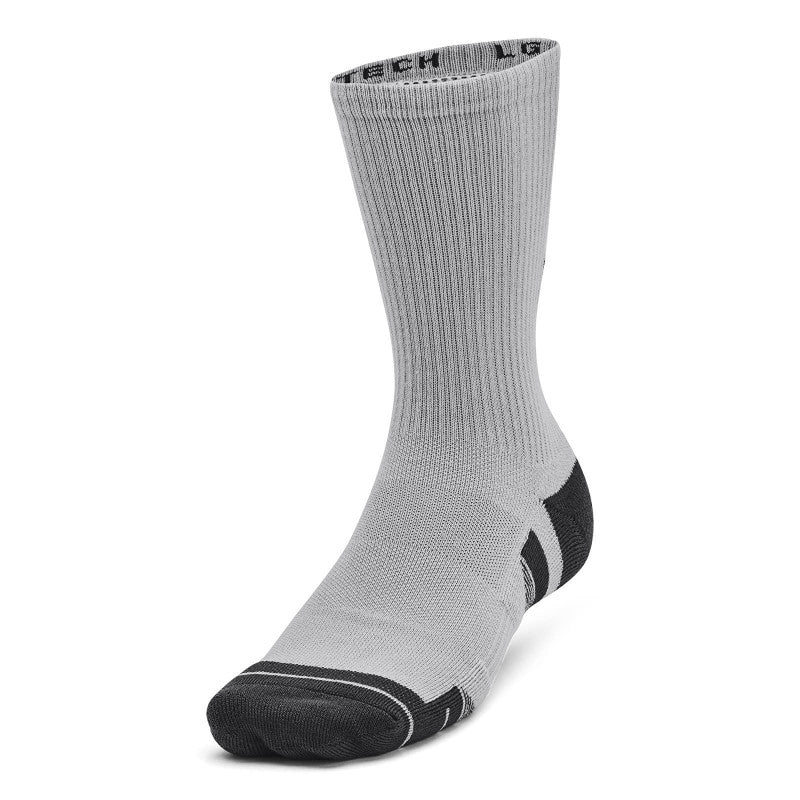 Under Armour Performance Tech 3-Pack Crew Mod Gray