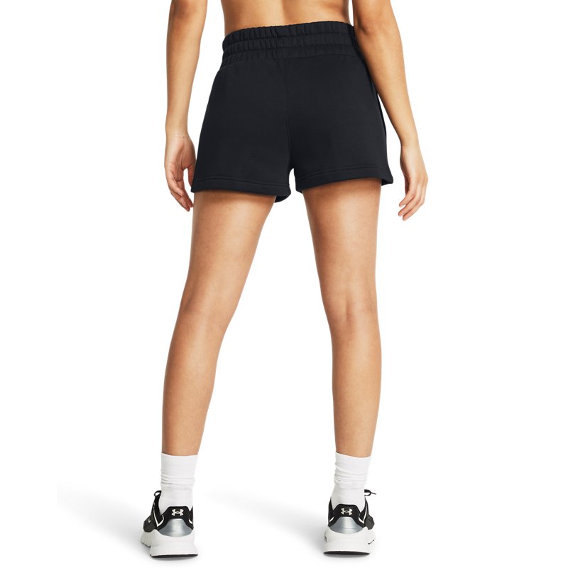 Under Armour Icon Fleece Boxer Short Black/ White