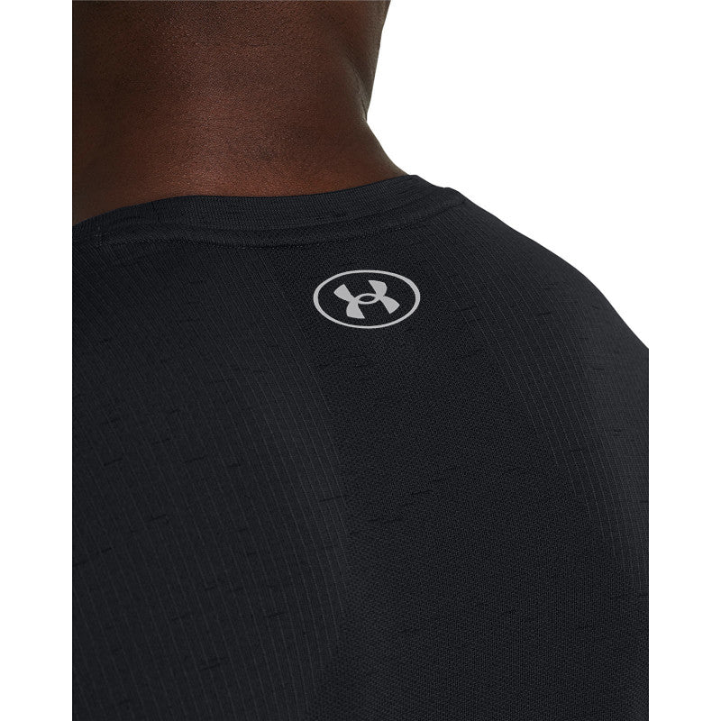 Under Armour Vanish Seamless SS Tee Black/ Mod Gray