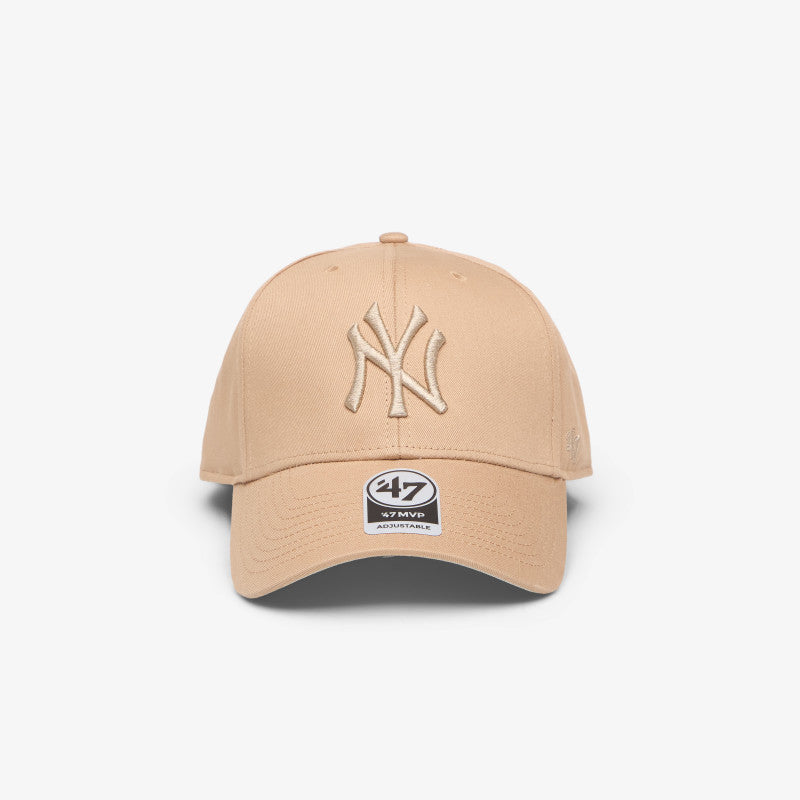 47 Brand MLB Mvp Raised Basic New York Yankees Cap Beige