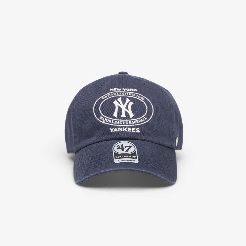 47 Brand MLB Clean Up Circle Tone New York Yankees Cap Navy