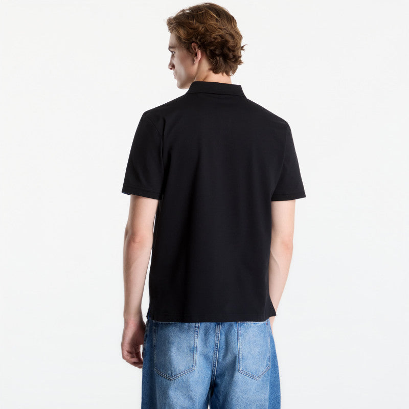 Gant Reg Contrast Pique Ss Polo Black