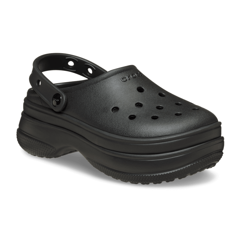 Crocs Classic Stacked Clog Black/Black