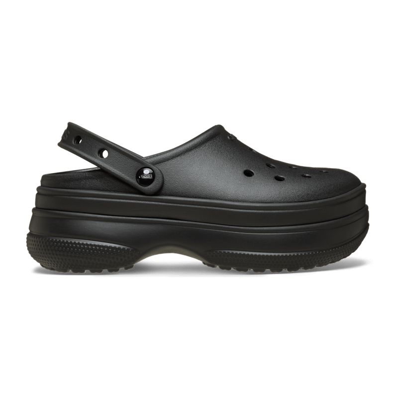 Crocs Classic Stacked Clog Black/Black