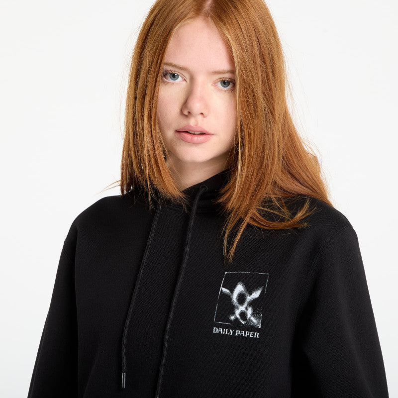 Daily Paper Shadow Grid Hoodie Black