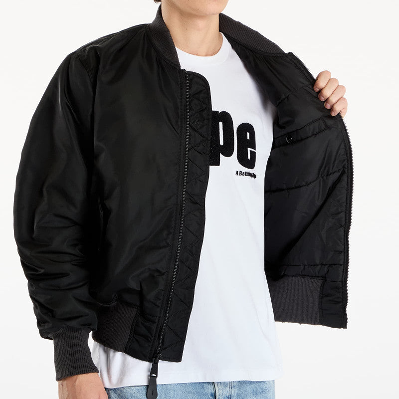 Alpha Industries MA-1 Distressed Black