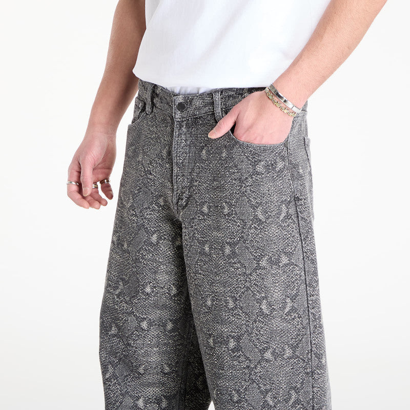 Jeansy Daily Paper Denim Snake Oversized Jeans Denim