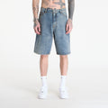 Daily Paper Compact Shield Embroidery Denim Shorts Denim