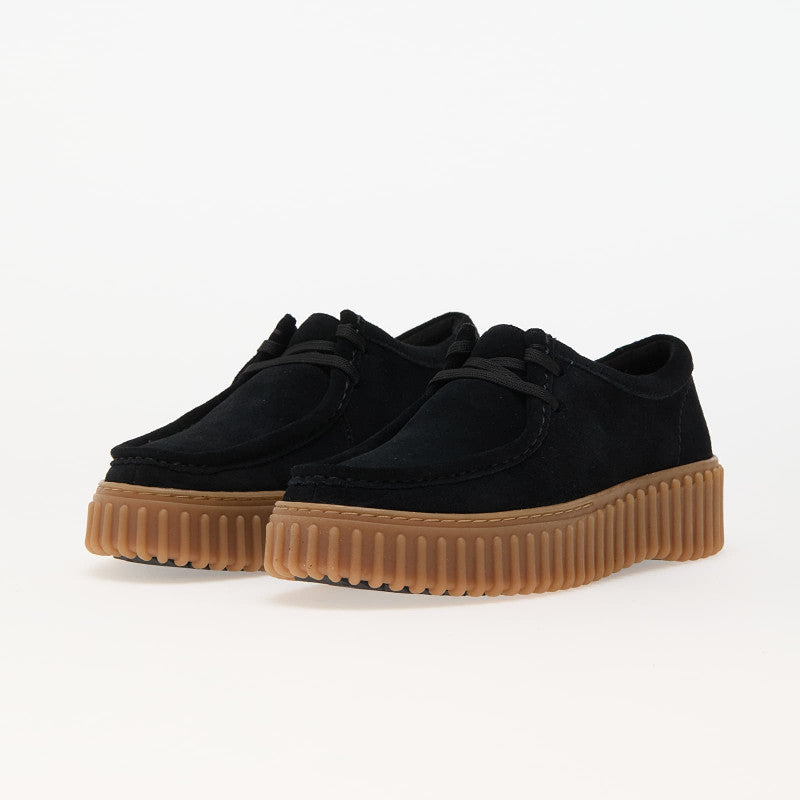 Clarks Torhill Bee Black Suede