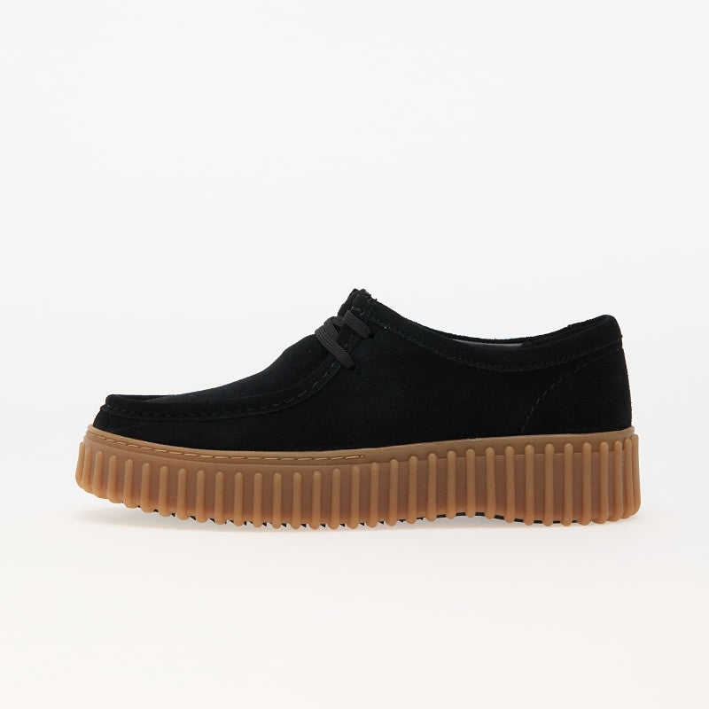Clarks Torhill Bee Black Suede
