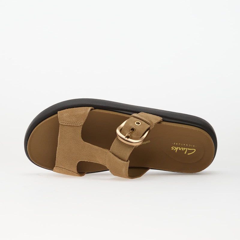 Clarks Aristella West Warm Sand Suede