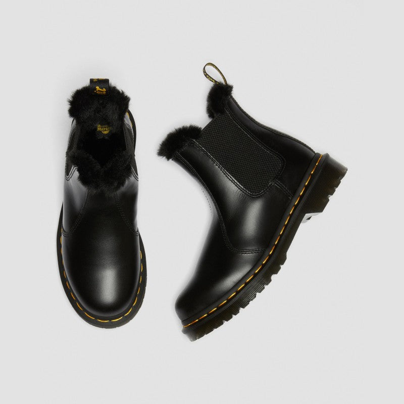 Dr. Martens 2976 LEONARE FAUX FUR Dark Grey Atlas 26332021