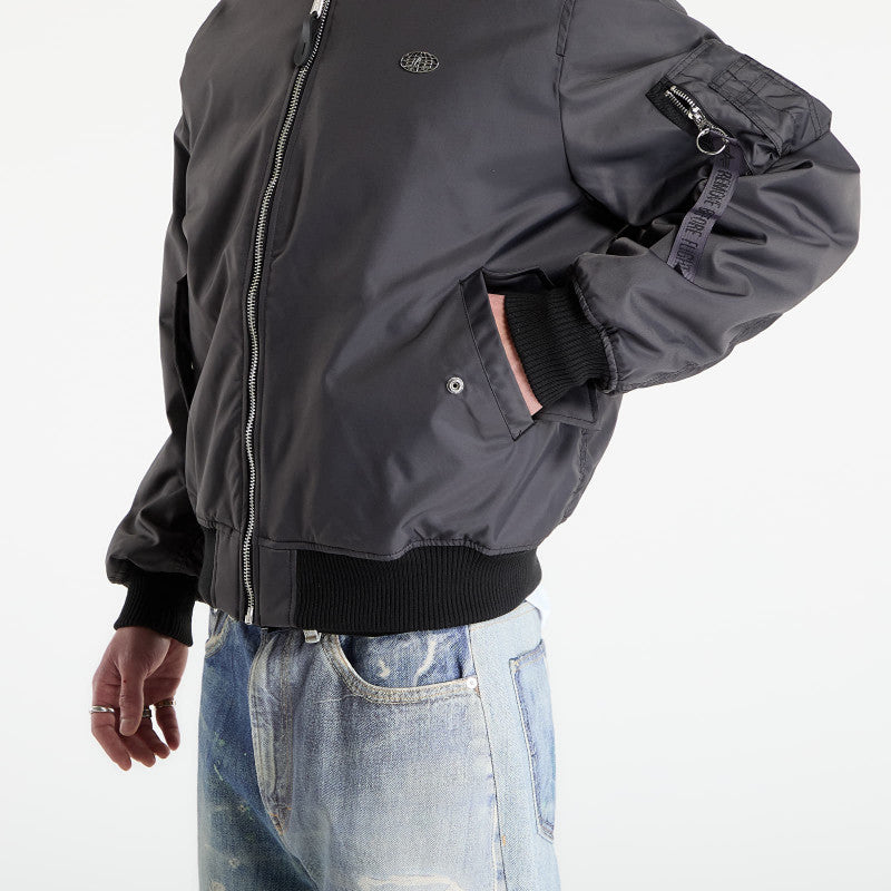 Alpha Industries World Logo MA-1 Vintage Grey