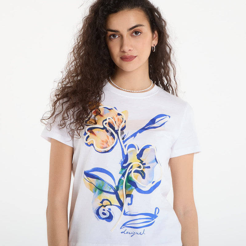 Desigual Ts Zurich T-Shirt White