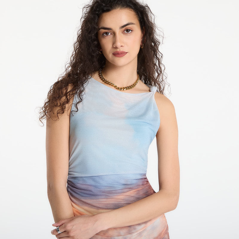 Sukienka Desigual Vest Vermont Dress Blue