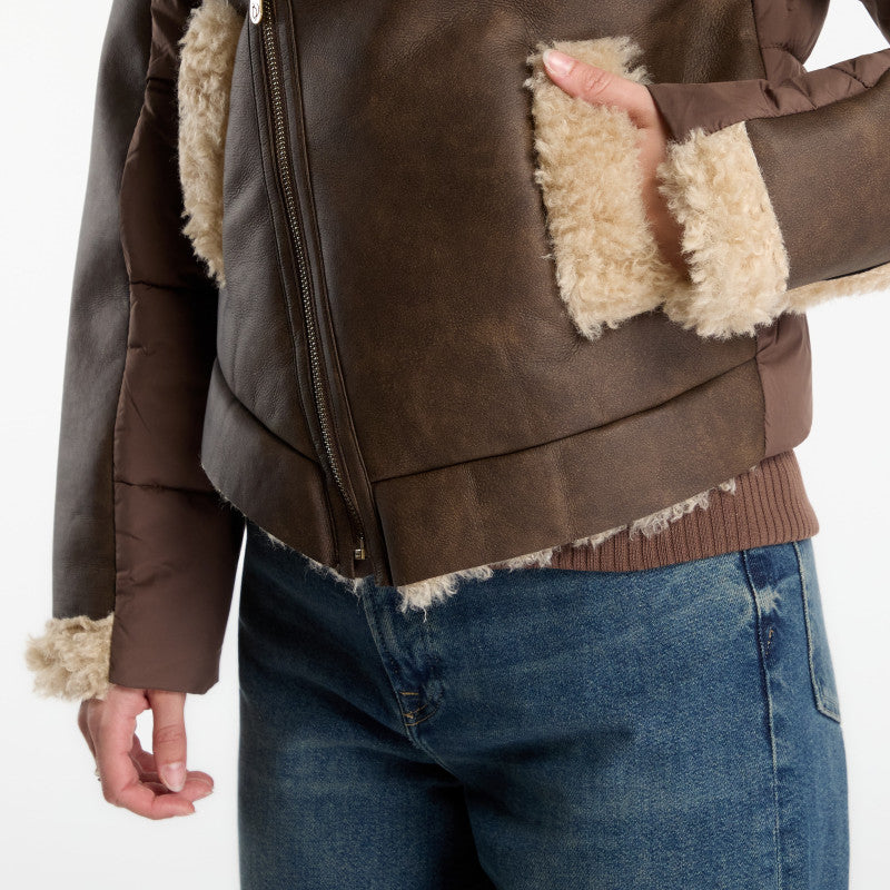 Desigual Parcella Coat Brown