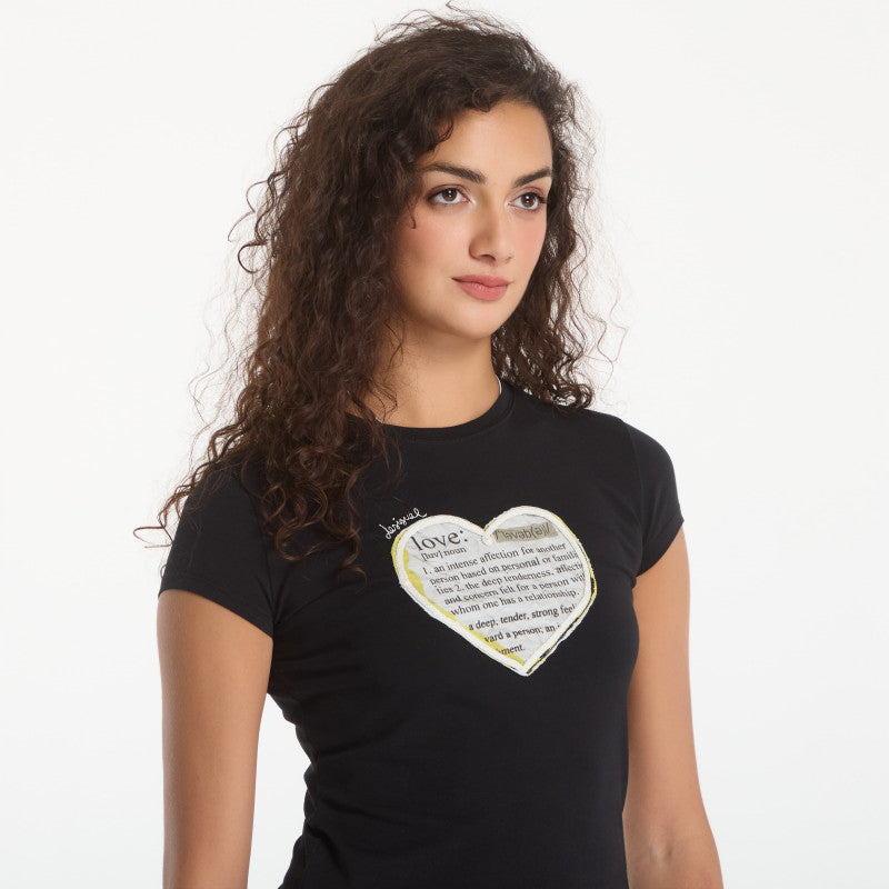 Desigual Love T-Shirt Black