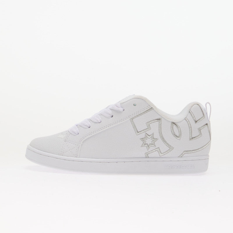 DC Court Graffik White/ Silver