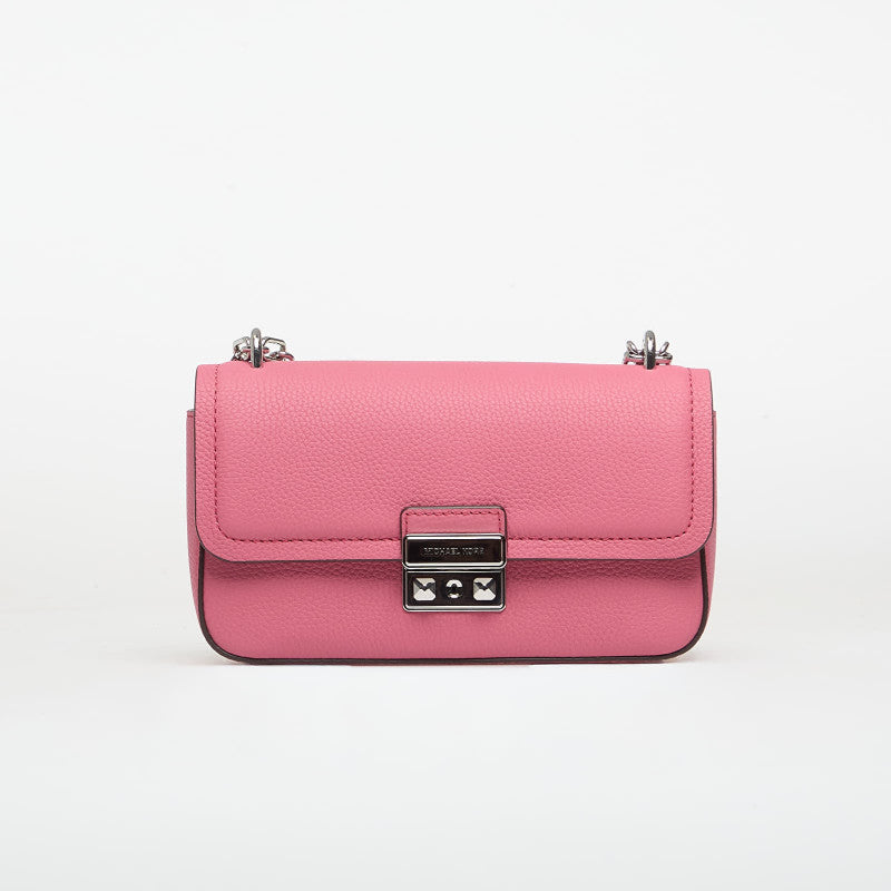Michael Kors Sm Conv Chain Shoulder Rosewood