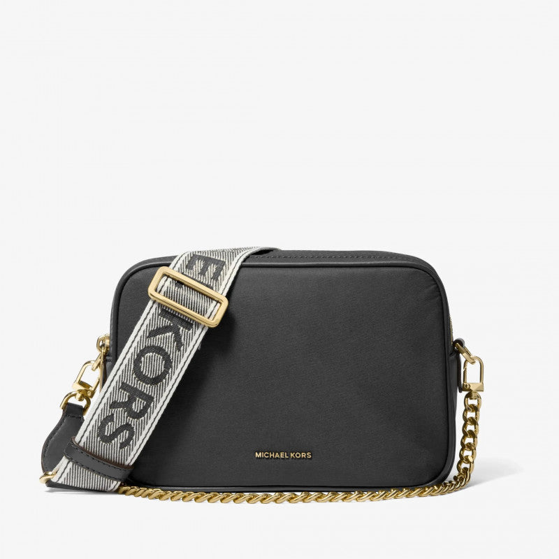 Michael Kors Md Dblzp Chain Camera Crossbody Black