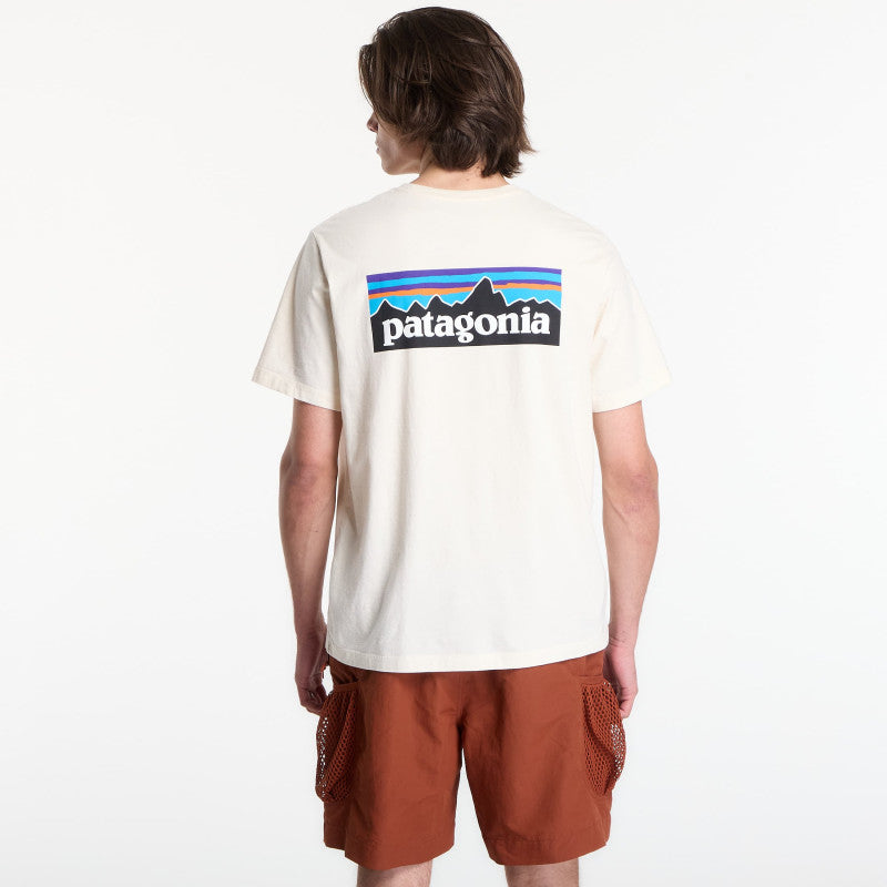 Patagonia M'S P-6 Logo T-Shirt Undyed Natural