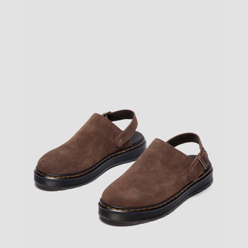 Dr. Martens Brookline Mule Dark Brown Bronx Suede