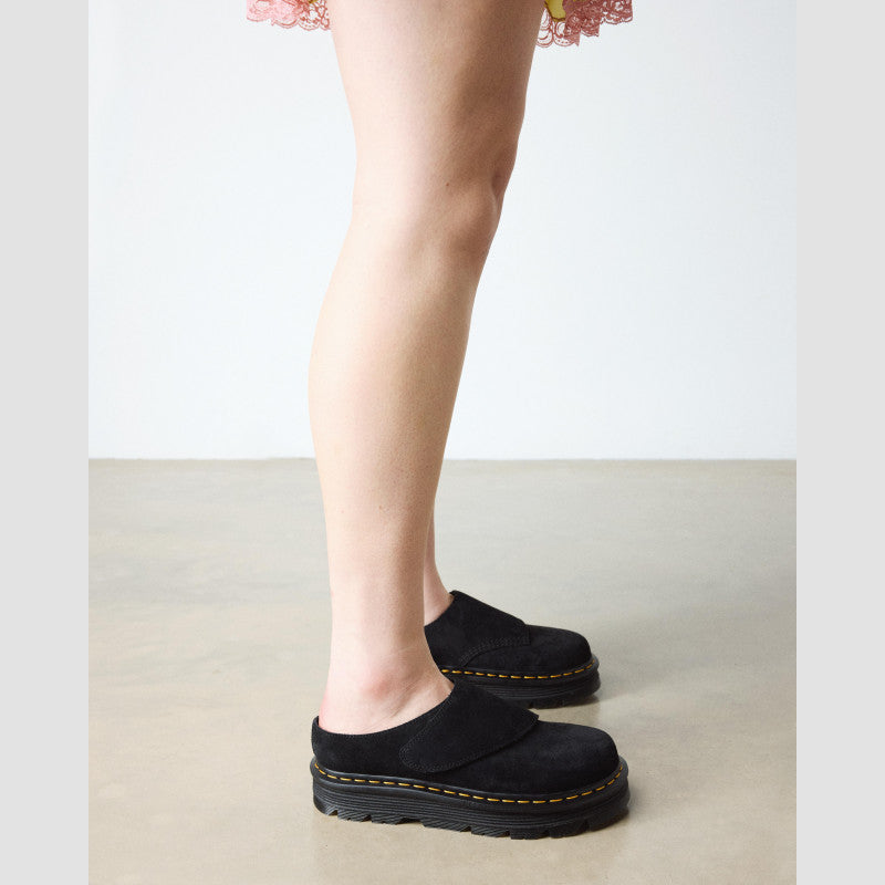 Dr. Martens ZEBZAG ANYWAIR Black Bronx Suede