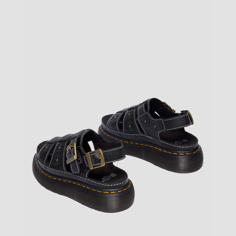 Dr. Martens WRENLIE OPEN FL Black Milled Nappa