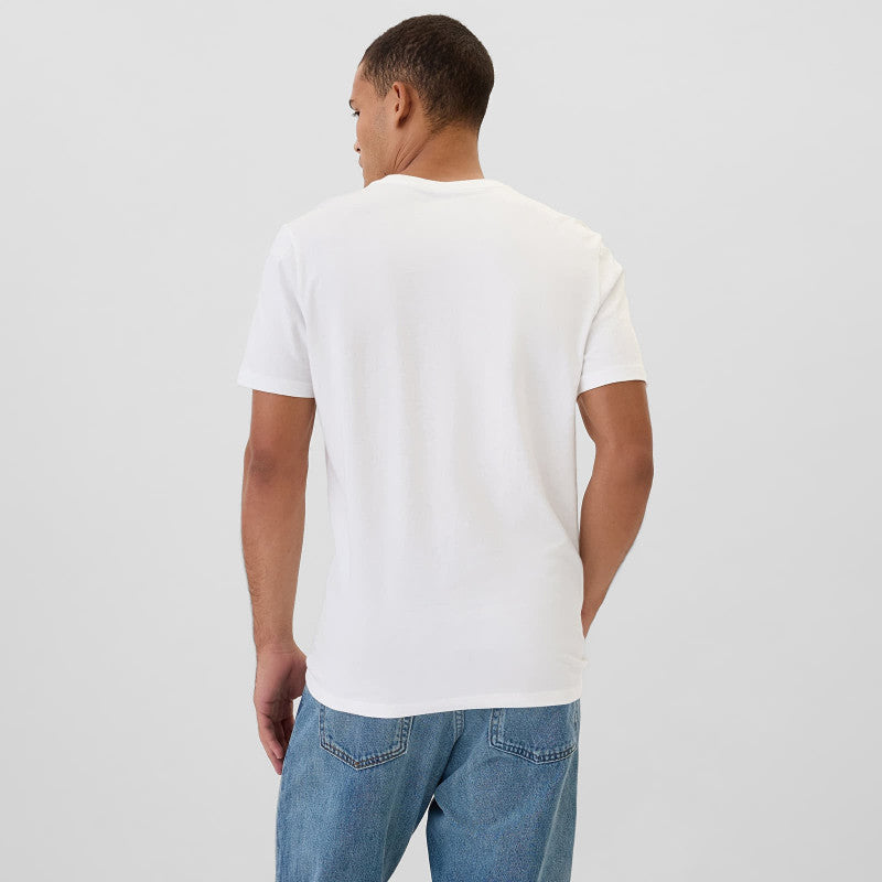 GAP Micro Logo Crew White Global
