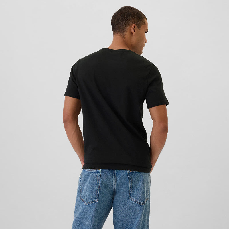 GAP Micro Logo Crew True Black