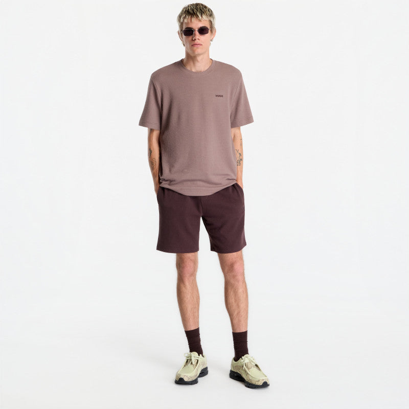 Hugo Boss Waffle Shorts Brown
