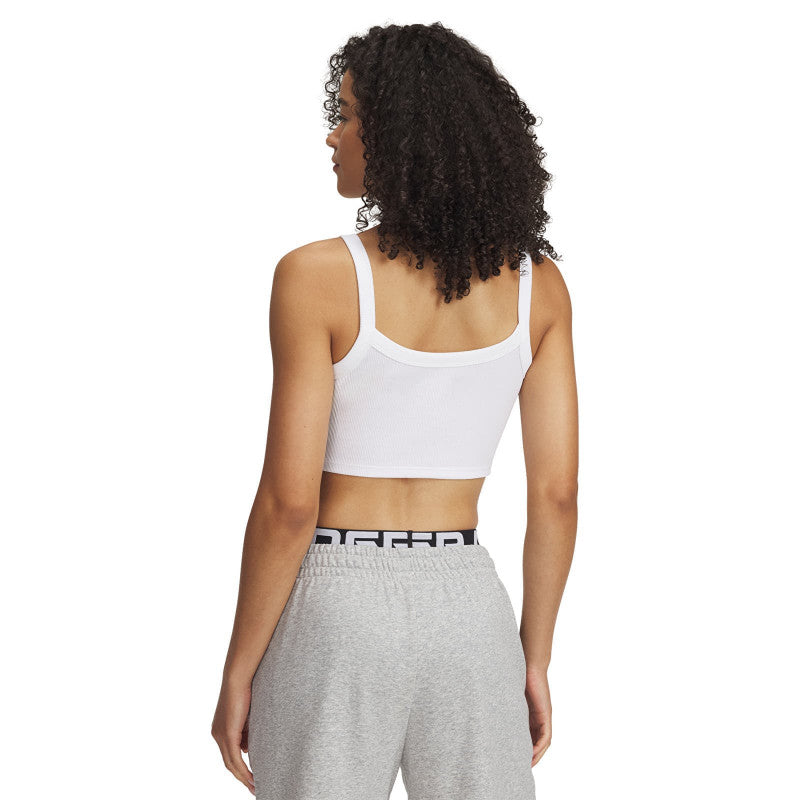 Under Armour Rival Rib Baby Tank White/ White