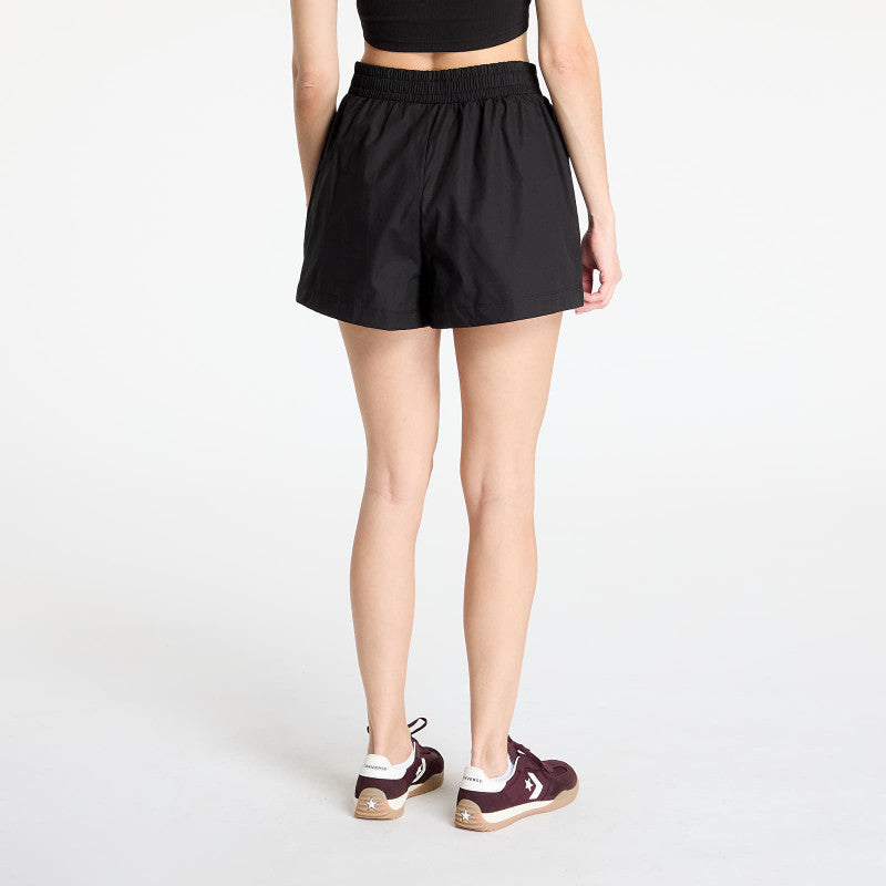 New Era Womens Cotton Black Shorts Black