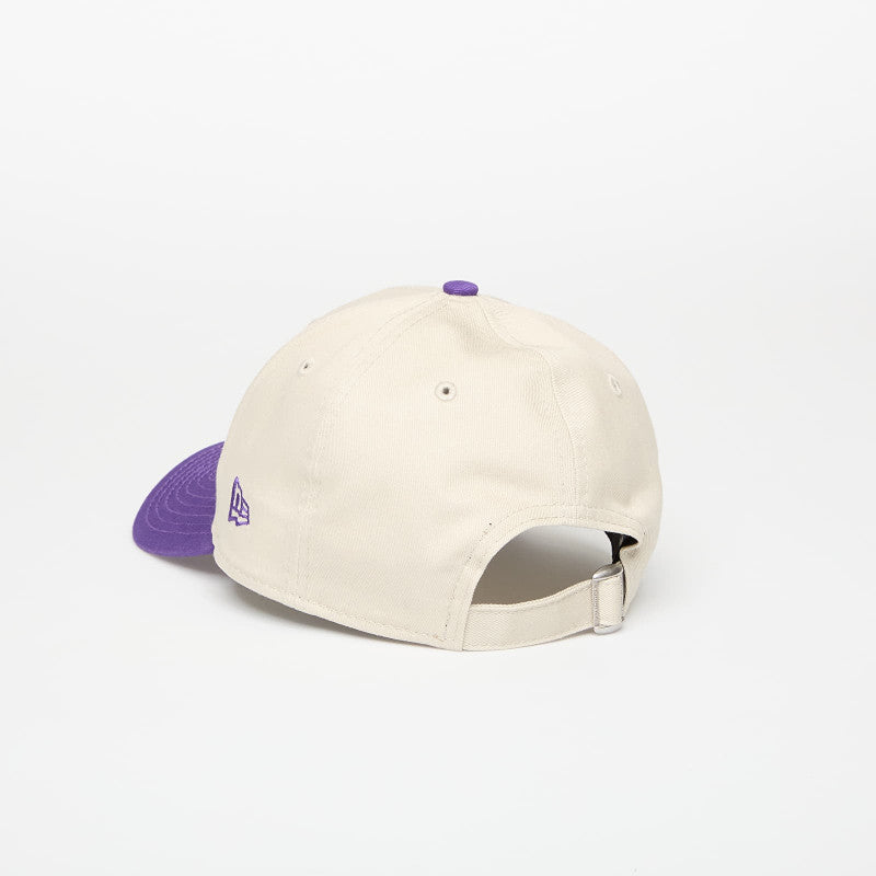 New Era Los Angeles Lakers 9FORTY NBA Colour Block Stone/ Official Team Color