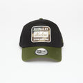 New Era Camo Patch Black 9FORTY E-Frame Adjustable Cap Black/ Rifle Green