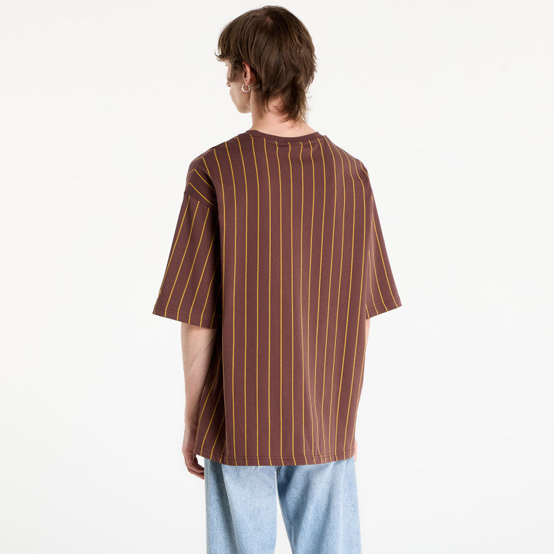 New Era Pinstripe Os Tee UNISEX Brown