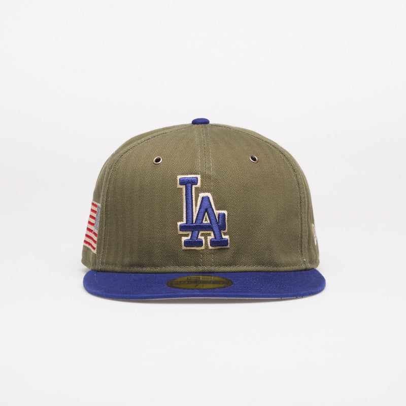 New Era 59FIFTY MLB American Herringbone Los Angeles Dodgers Official Team Color 7