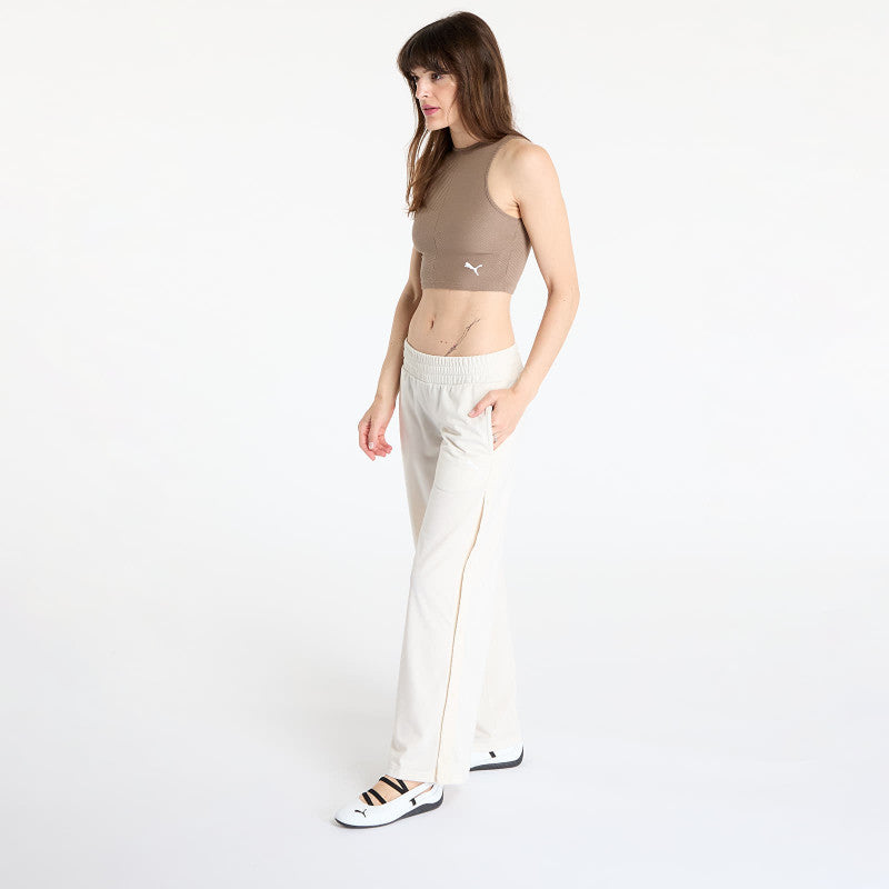 Puma Wardrobe Essentials Low Rise Popper Pants Alpine Snow