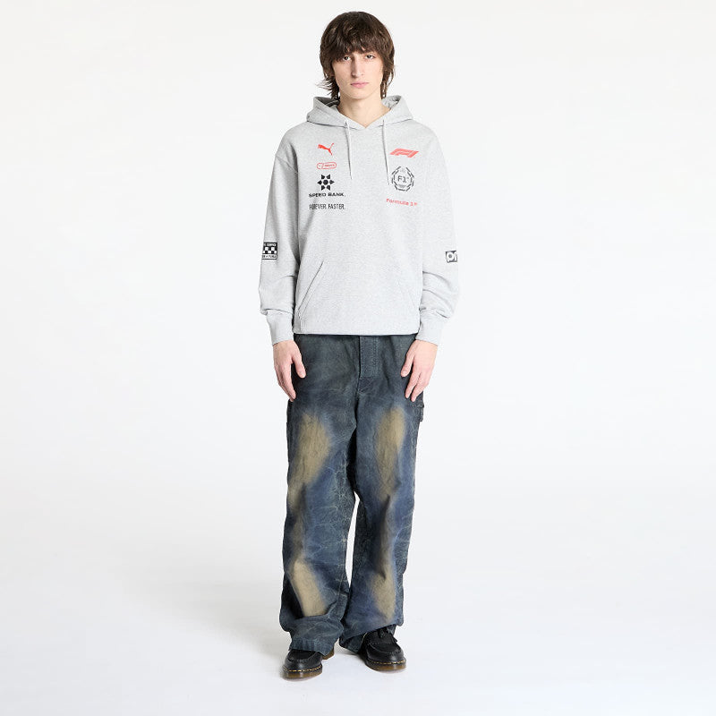 Puma F1 Racing Hoodie Light Gray Heather