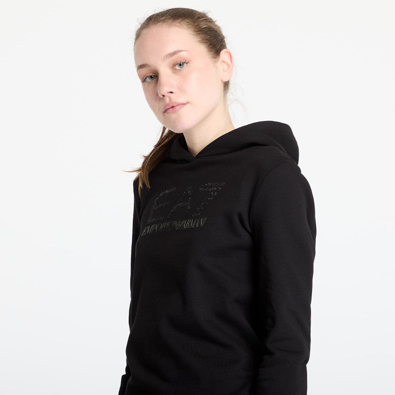 EA7 Emporio Armani Train Logo Series Wmns Hoodie Cn Black