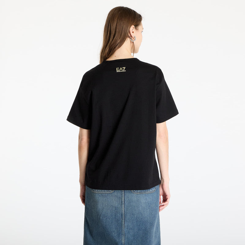 EA7 Emporio Armani Train Visibility Wmns Tee Ss Black/ Gold